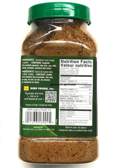 UDUPI JAGGERY POWDER 2LB - apniroots Grocery